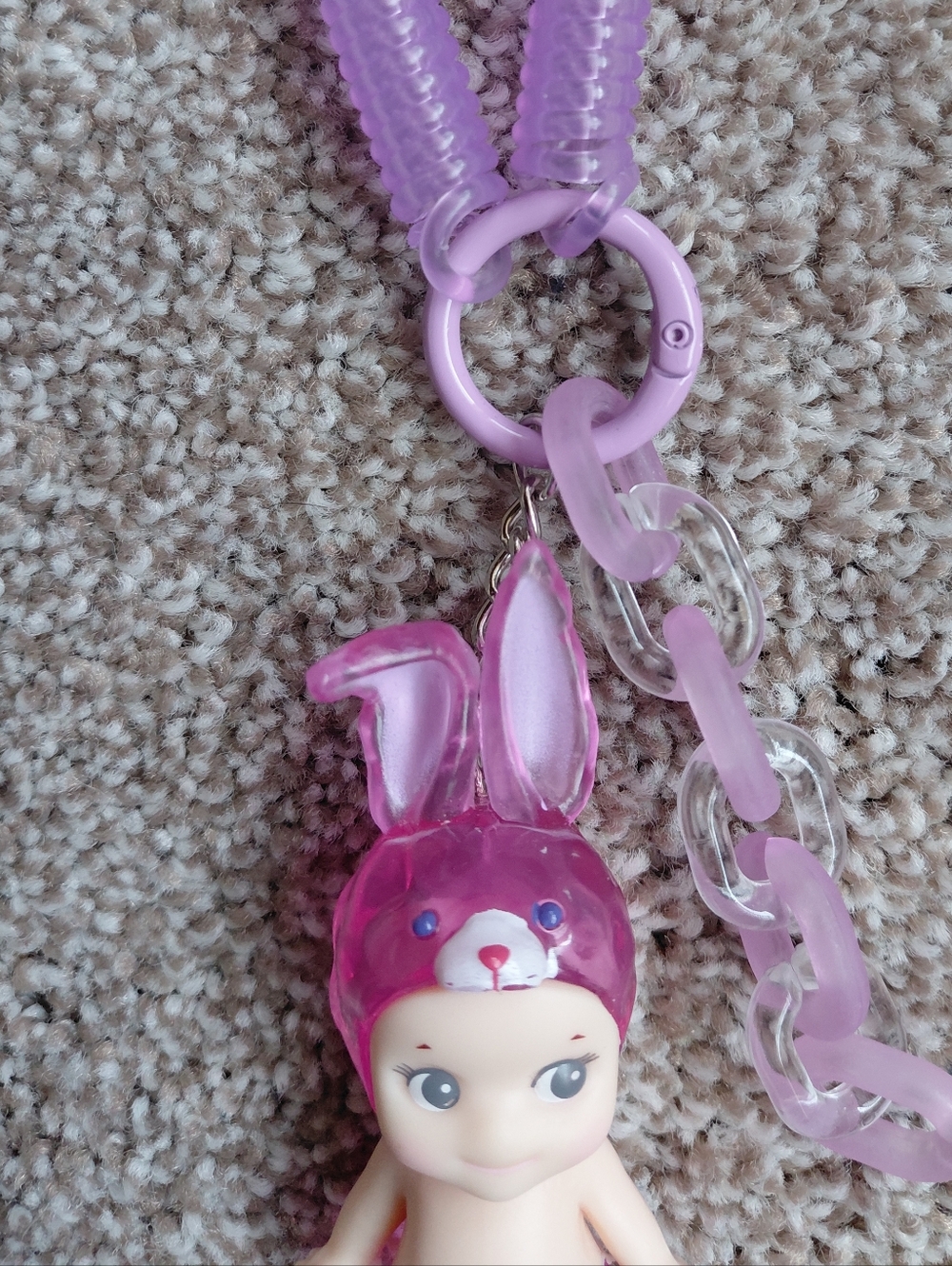 Rabbit Doll Keychain - Picture 2 of 4